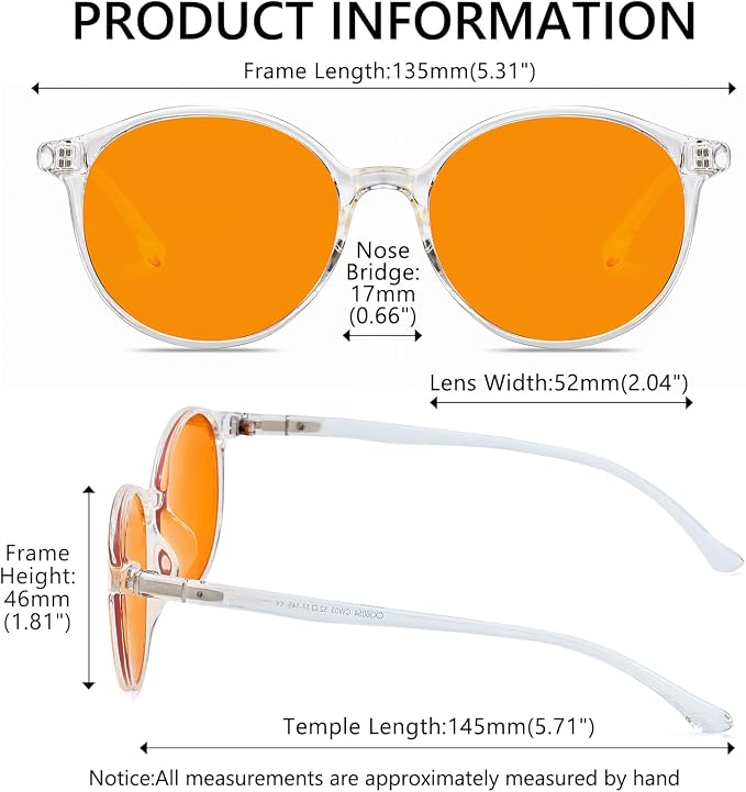 LIKSMU Blue Light Blocking Glasses Computer Gaming TV Phone Sleeping Glasses - Image 4