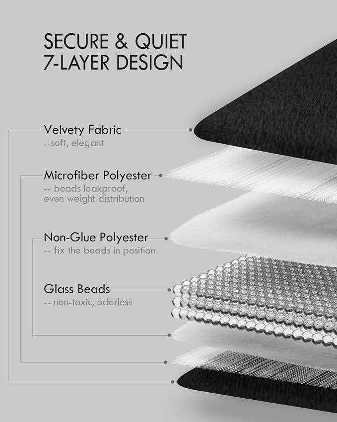 Kaisa Weighted Blanket for Adults, Soft Weighted Lap Blanket Machine Washable - Image 7