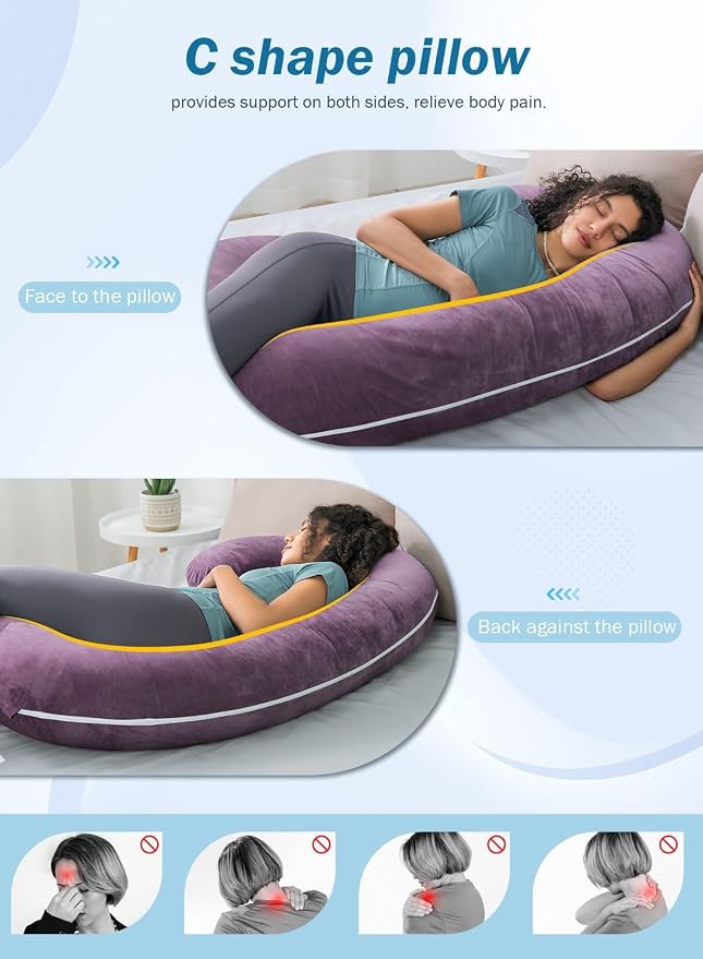 INSEN Pregnancy Pillow, Maternity Body Pillow - Image 4