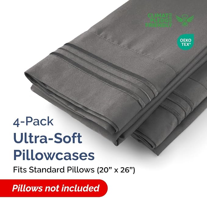 Standard Pillow Cases Set of 4 - Image 2