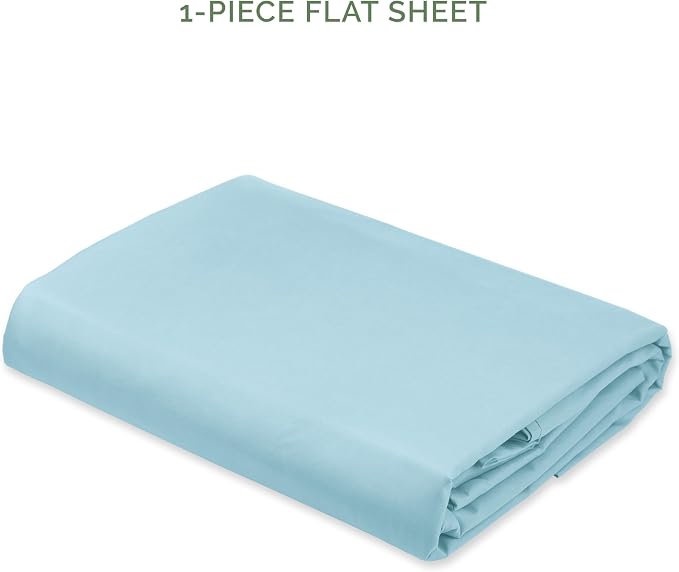 Elegant Comfort Premium Hotel Quality 1-Piece Flat Sheet, Luxury & Softest 1500 - Image 2