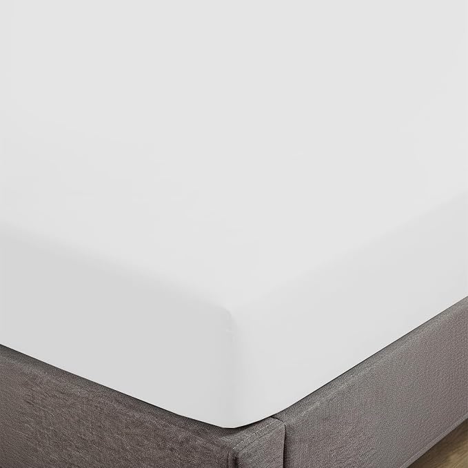 Feather & Stitch Fitted Bottom Sheet Only Twin Size 500 TC-1 Piece 100% Cotton by FEATHERSTITCHNEWYORK