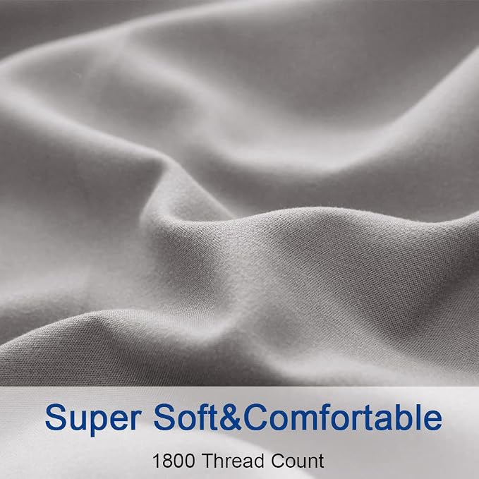 SONORO KATE Bed Sheet Set Super Soft Microfiber 1800 Thread Count Luxury - Image 5