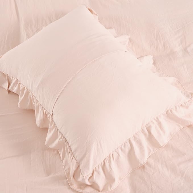 Ruffle Duvet Cover King Size, 104x90 in - Image 6