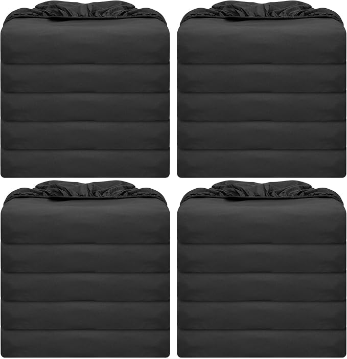 Preboun 20 Pack Fitted Sheets Bulk by Preboun