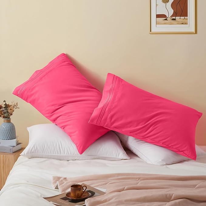 Vonty 2 Pack King Pillow Cases - Image 4