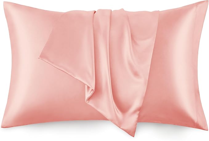 Love's cabin Satin Pillowcase Set of 2 Queen Size 20x30, Cooling Pillow Covers by Lovescabin