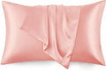 Love's cabin Satin Pillowcase Set of 2 Standard Size 20x26, Cooling Pillow by Lovescabin