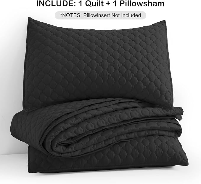 HORIMOTE HOME Quilt Set Twin Size, Soft Coverlet Set Lightweight Microfiber - Image 7