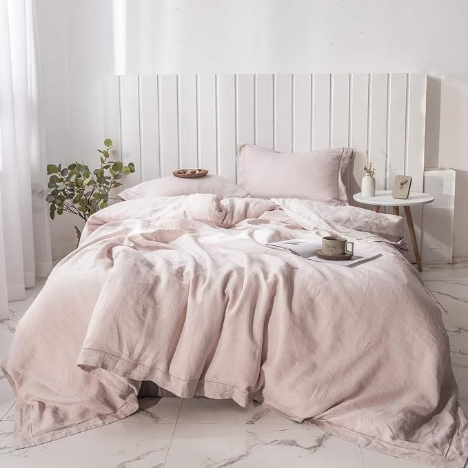Simple&Opulence 100% Washed Linen Duvet Cover - Image 9