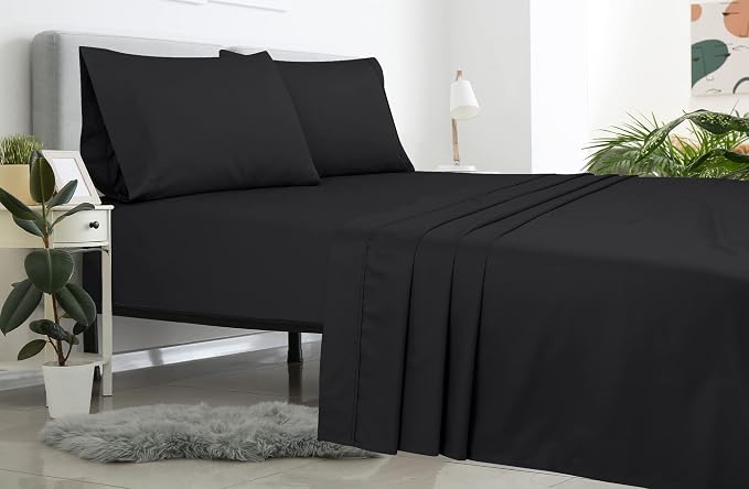 Royale Linens 2 Pack Bulk Flat Sheet Set - Image 8