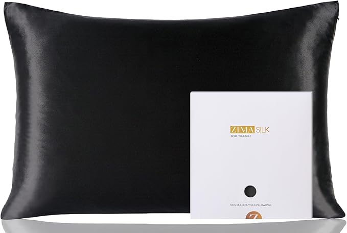 ZIMASILK 100% Pure Mulberry Silk Pillowcase by ZIMASILK