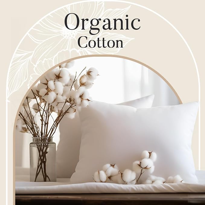 300 Thread Count 100% Organic Cotton Twin Sheets Set - Image 7