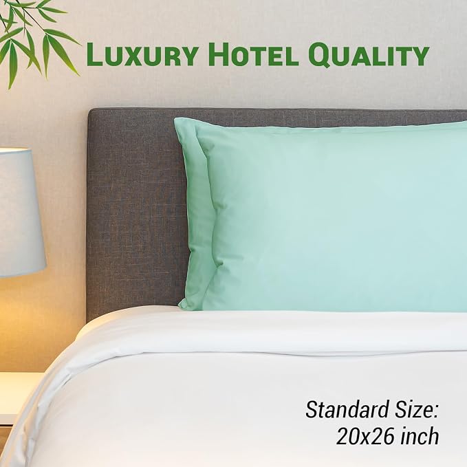 Gogreen Bamboo Rayon Waterproof Pillow Protector, Breathable Pillow Cover - Image 6