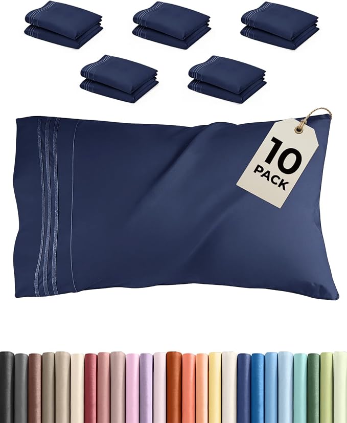 Standard Pillow Cases Set of 10 by CGKUnlimited