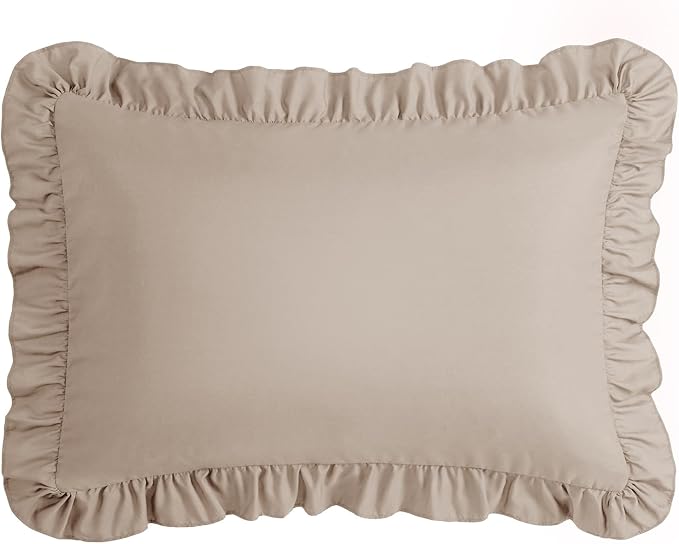 KKJIAF Ruffle Body Pillow Cases Set of 1, Ruffled Pillow Covers - Image 7