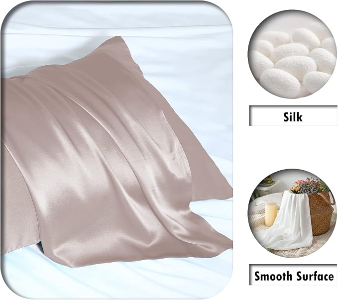 Natural Mulberry Silk Pillowcase - Image 2
