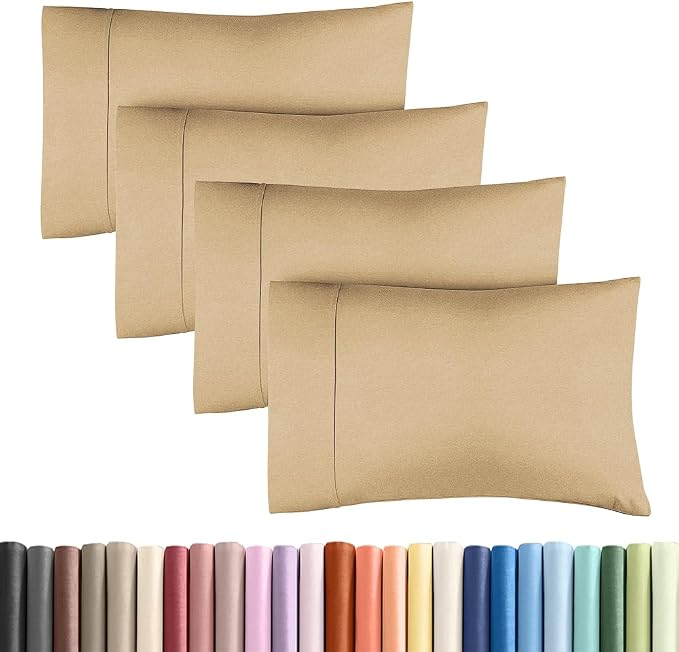 King Standard Pillow Cases Set of 4 by CGKUnlimited