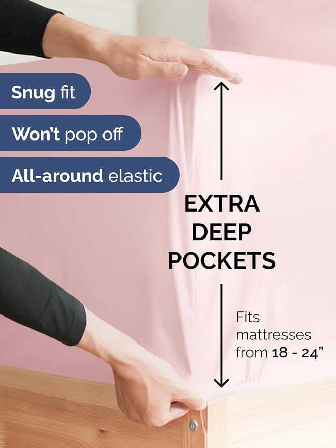 Extra Deep King Fitted Sheet - Image 2