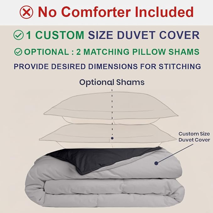 Kotton Culture Custom Duvet Cover-100% Egyptian Cotton 600 Thread Count Soft - Image 2