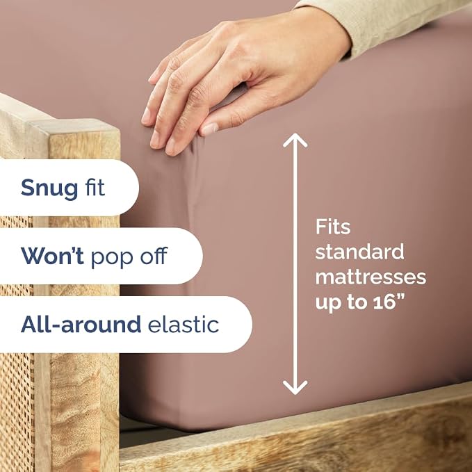 Queen Fitted Bed Sheet - Image 3