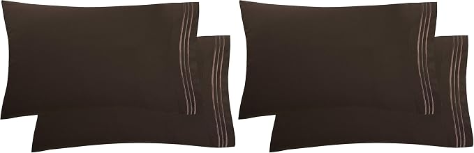 Elegant Comfort Luxury Ultra-Soft 2-Piece Pillowcase Set 1500 Thread Count by ELEGANTCOMFORT