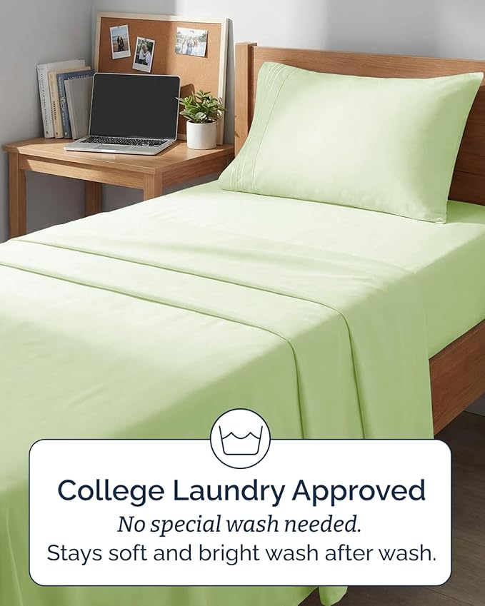 Twin XL Size 3 Piece Sheet Set - Image 6