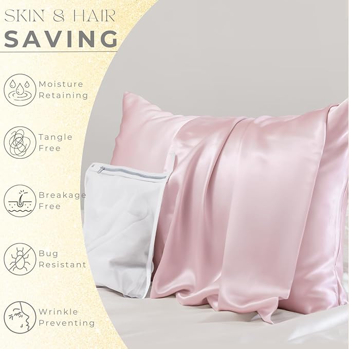 PROMEED 23 Momme Silk Toddler Pillowcase 2 Pack - Image 3