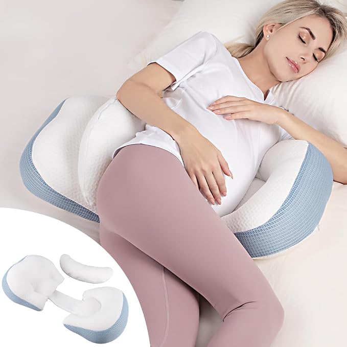 Chilling Home Pregnancy Pillow for Sleeping Portable, Maternity Pillow for Side by ChillingHome