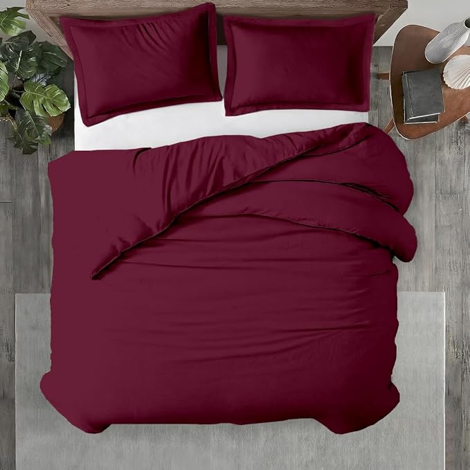 Kotton Culture 1 Pc 120" x 98" Duvet Cover Oversized King 100% Egyptian Cotton by KottonCulture