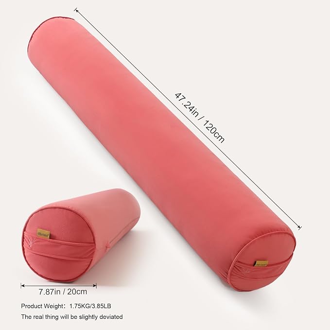Body Pillow for Adults, Long Round Pillow, Big Cylindrical Pillow, Large Full - Image 2