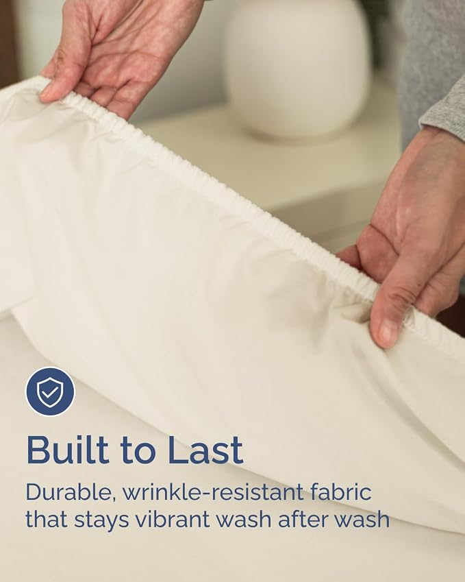 Cal King Size Fitted Bed Sheet - Image 6