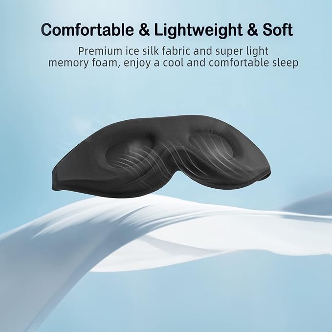 LitBear Sleep Masks for Women, Sleep Eye Mask for Sleeping, Comfortable Night - Image 4