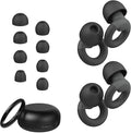 JUSTRVN Ear Plugs for Sleeping, 2 Pairs of Reusable Earplugs for Noise by JUSTRVN