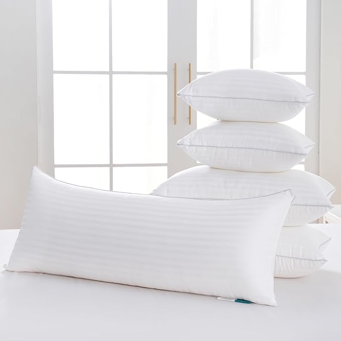 Oubonun 12 x 16 Throw Pillow Inserts, Firm and Fluffy Decorative Pillows - Image 7