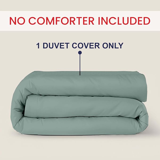 Kotton Culture 1 Pc California King Size Duvet Cover Only -100% Egyptian Cotton - Image 2