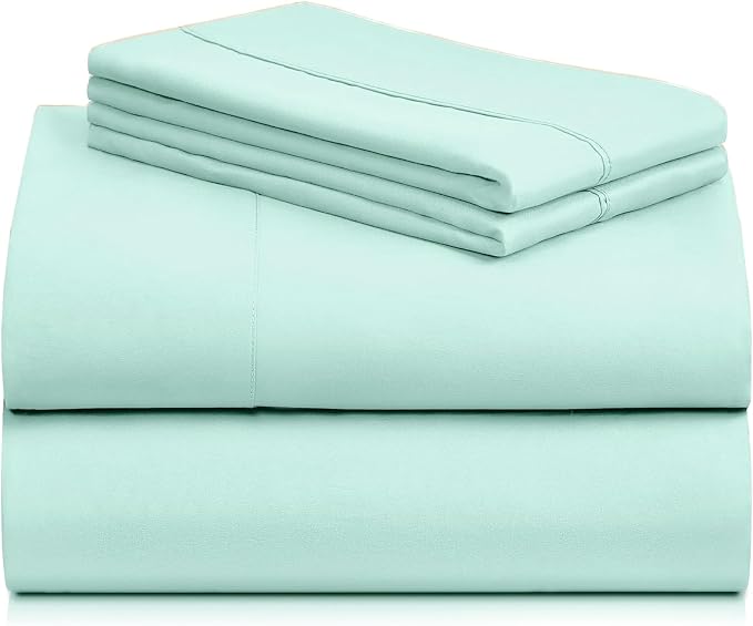 LuxClub 4 PC Sheet Set Bed Sheets Deep Pockets 16" Eco Friendly Wrinkle Free - Image 8
