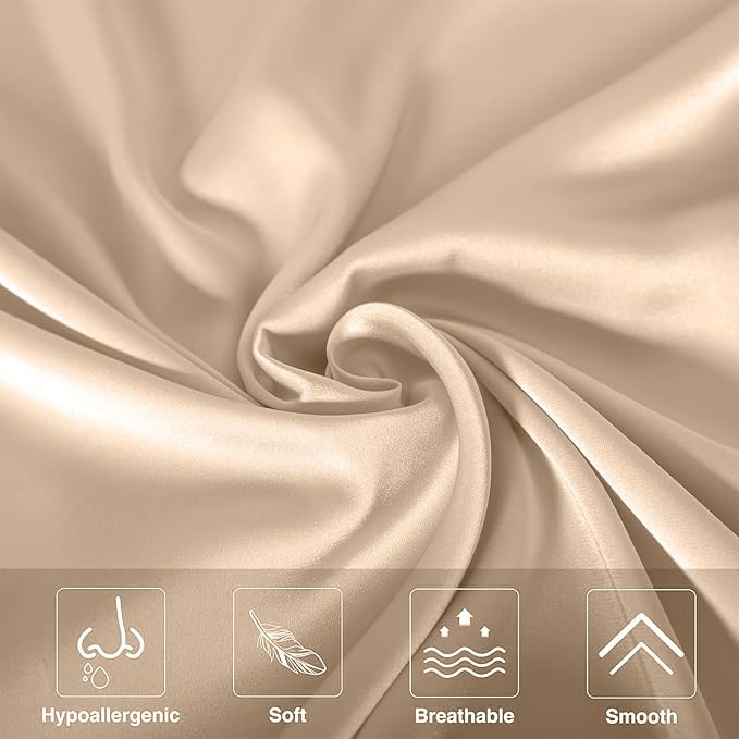 Mulberry Silk Pillowcase for Hair and Skin Queen Size 20"X 30" - Image 2