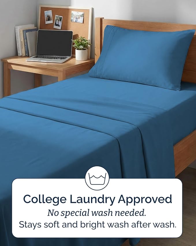 Twin XL Size 3 Piece Sheet Set - Image 6