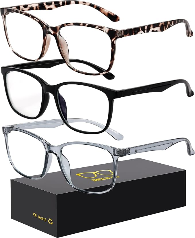 Oilway Blue-Light Blocking Glasses Computer Reading/Gaming/TV/Phones Glasses by Oilway