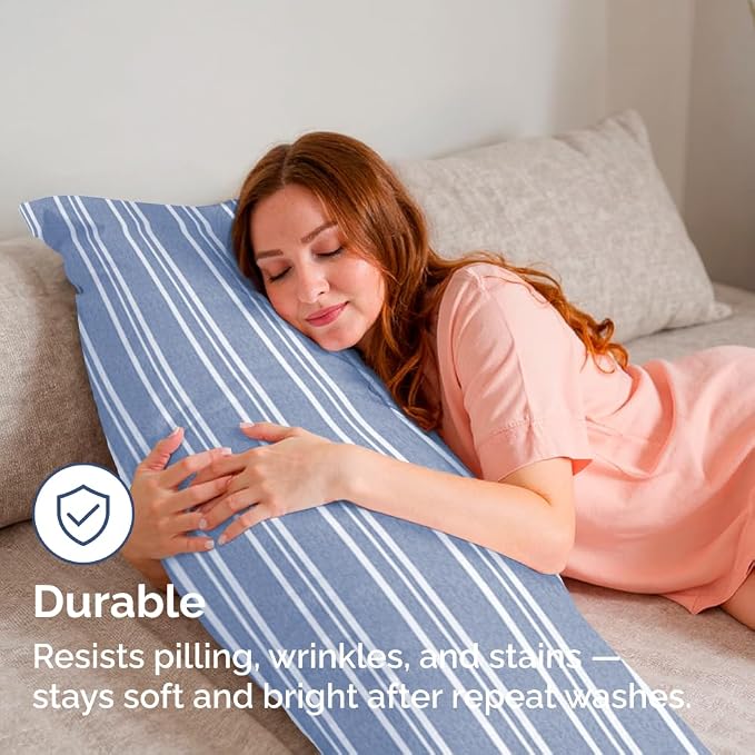 Body Pillowcases Set of 4-20x54 Long Body Pillow Case - Image 4
