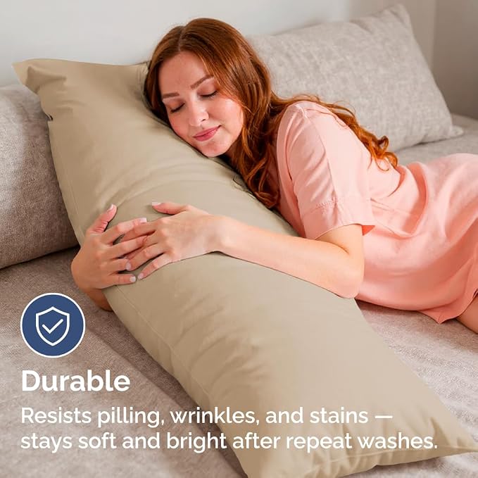 Body Pillowcases Set of 4-20x54 Long Body Pillow Case - Image 4