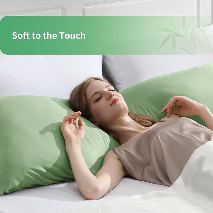 Body Pillowcase, Cooling Viscose from Bamboo Pillow Cover - Image 3