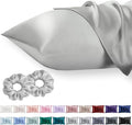 King Satin Pillowcase for Hair 2pc, Similar to Silk Pillow Cases, Easier Care by Vielit