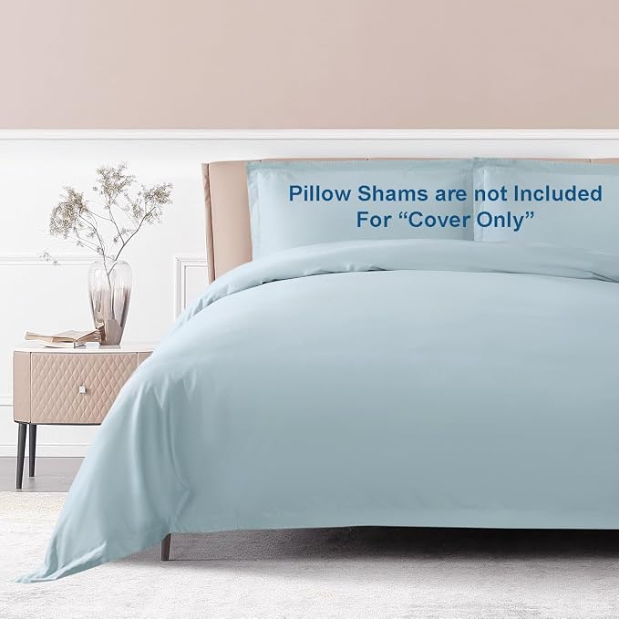 THE COTTON & SILK® 100% Luxury Long-Staple Cotton Duvet Cover - Image 2