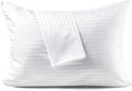 FAUNNA 600TC 100% Cotton Pillow Protectors, Toddler Size, 2 Pack, Oeko-TEX by FAUNNA
