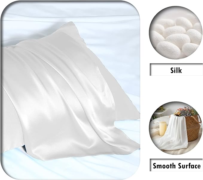 Natural Mulberry Silk Pillowcase - Image 2