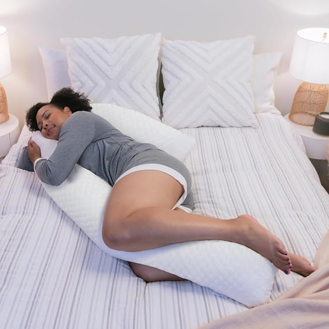 MedCline Cooling Body Pillow for Side Sleepers, Full-Body Support Pillow - Image 4