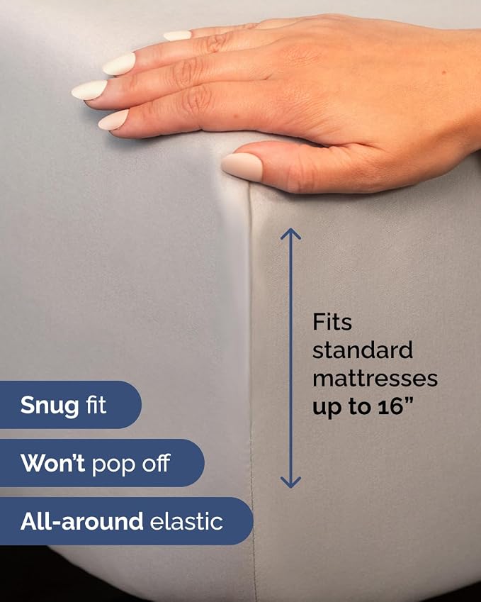 Cal King Size Fitted Bed Sheet - Image 3