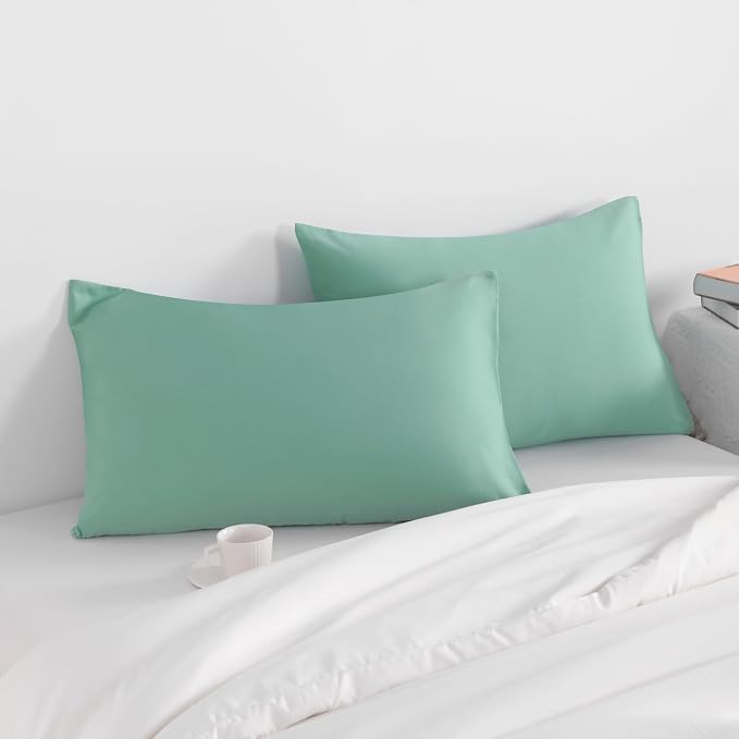 NTBAY King Pillow Cases Set of 2, 2 Pack Brushed Microfiber 20x36 Pillow Cases - Image 2